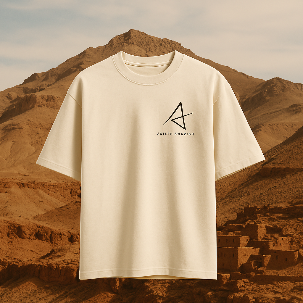 t-chirt oversize créme ( collection desert )