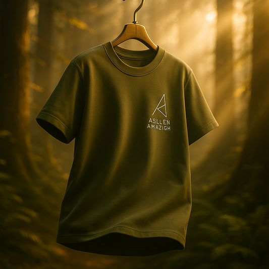 t-chirt oversize vert ( collection forêt )