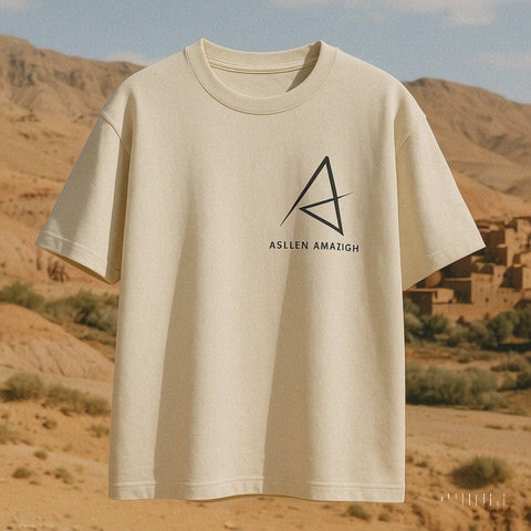 t-chirt oversize créme ( collection desert )
